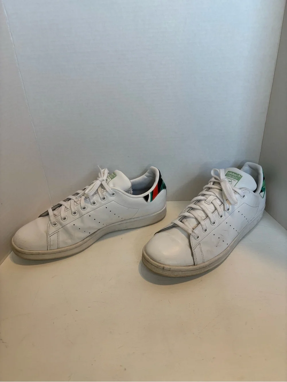 Adidas Stan Smith white sneakers tropical size 12